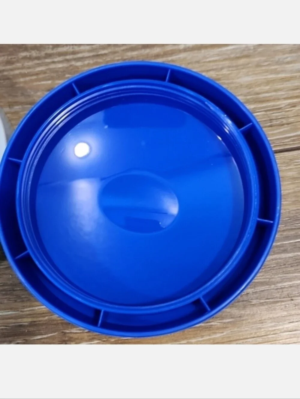 NWUT Thermos 8 oz Blue Gray Insulated Snak Snack Jar Collapsible Spoon